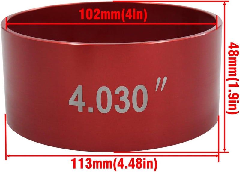 LVOUP Engine Piston Ring Compressor Tool Compatible for 4.030 Inch Bore Tapered - Image 2